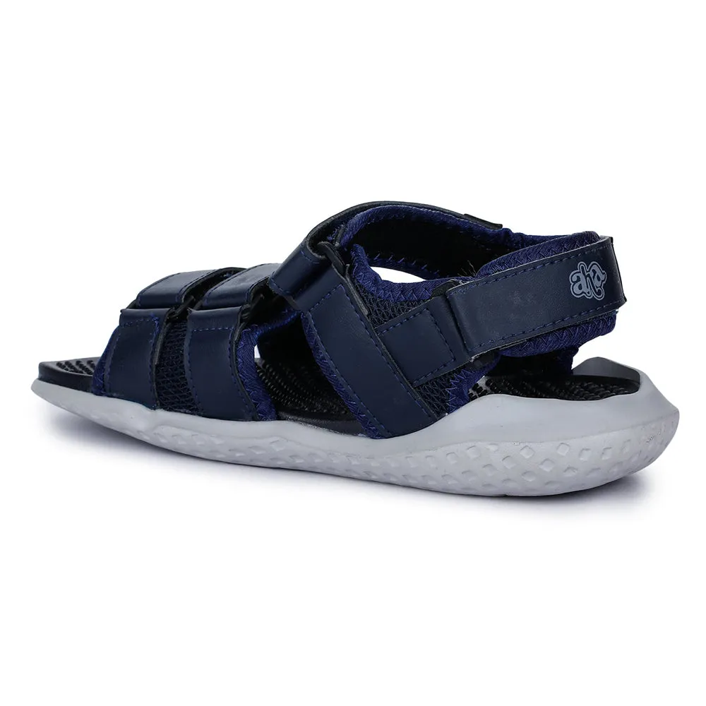 A-HA Casual Navy Blue Sandals For Men LB195-01 By Liberty