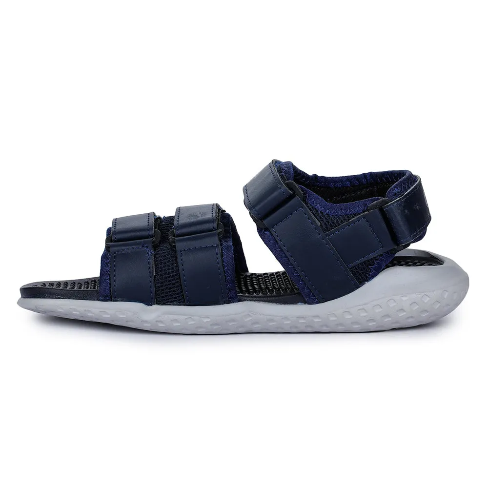 A-HA Casual Navy Blue Sandals For Men LB195-01 By Liberty