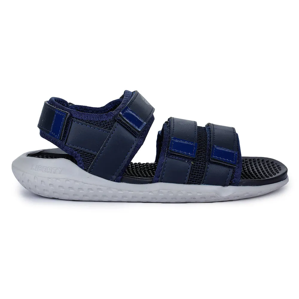 A-HA Casual Navy Blue Sandals For Men LB195-01 By Liberty