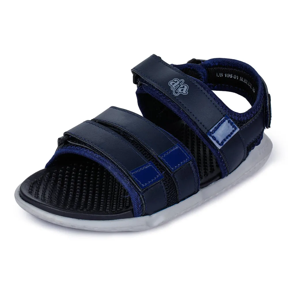 A-HA Casual Navy Blue Sandals For Men LB195-01 By Liberty