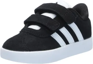 adidas Kids VL Court 3.0 Sneaker, Black/White/White, 8.5 US Unisex Toddler