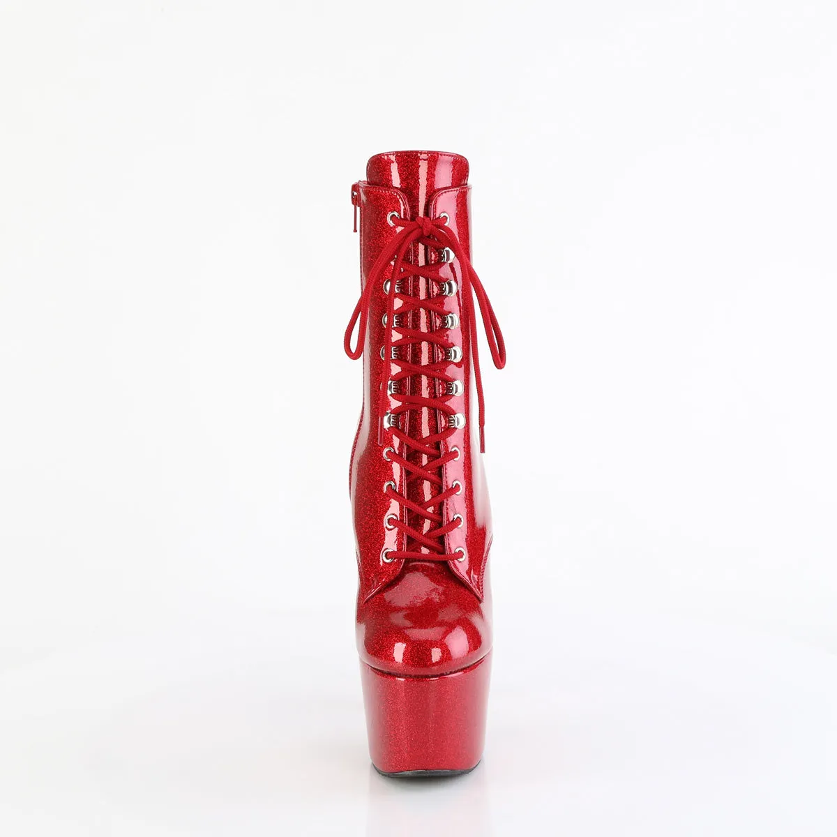 ADORE-1020GP Pleaser Ruby Red Glitter Sexy Platform Shoes (Pole Dancing Heels)