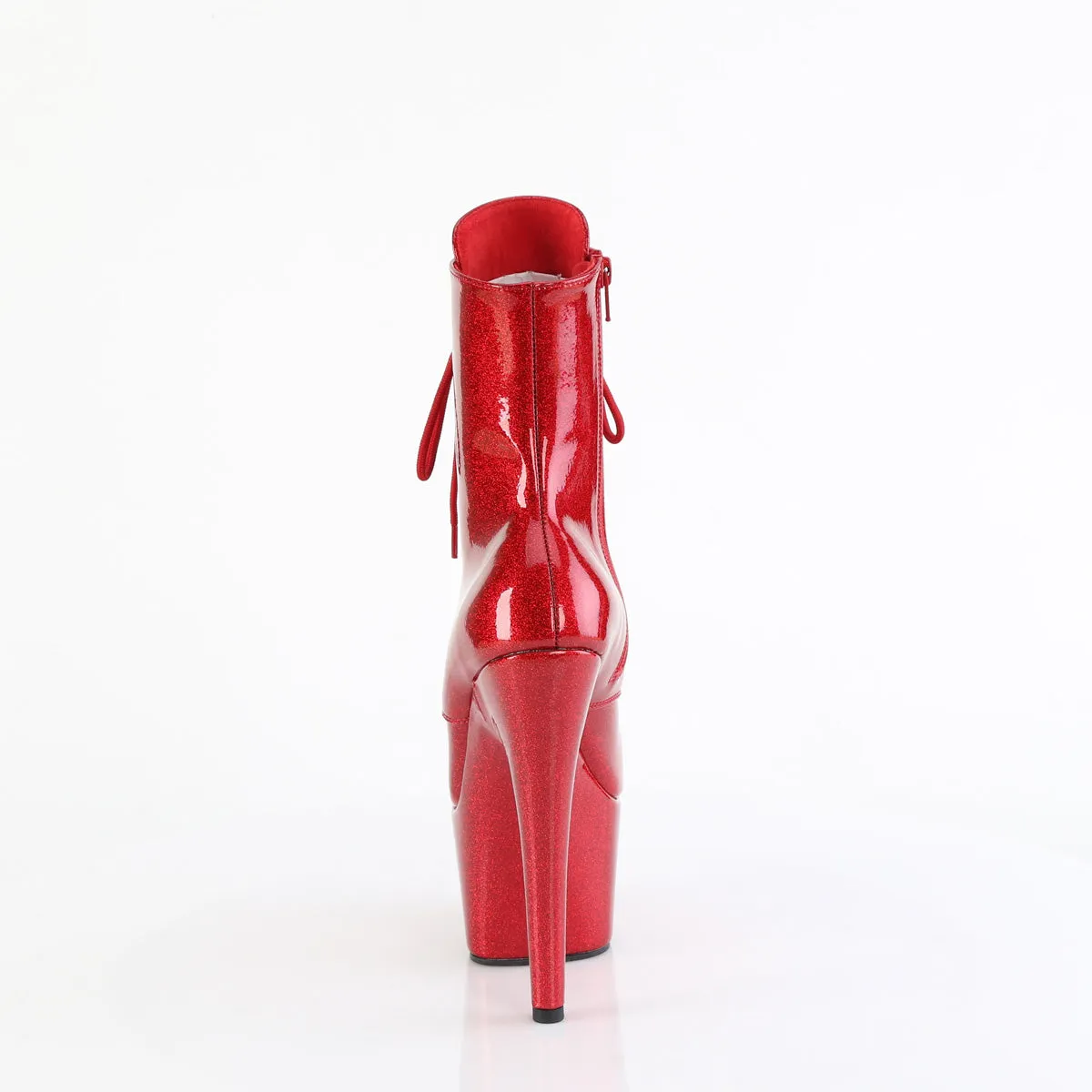 ADORE-1020GP Pleaser Ruby Red Glitter Sexy Platform Shoes (Pole Dancing Heels)