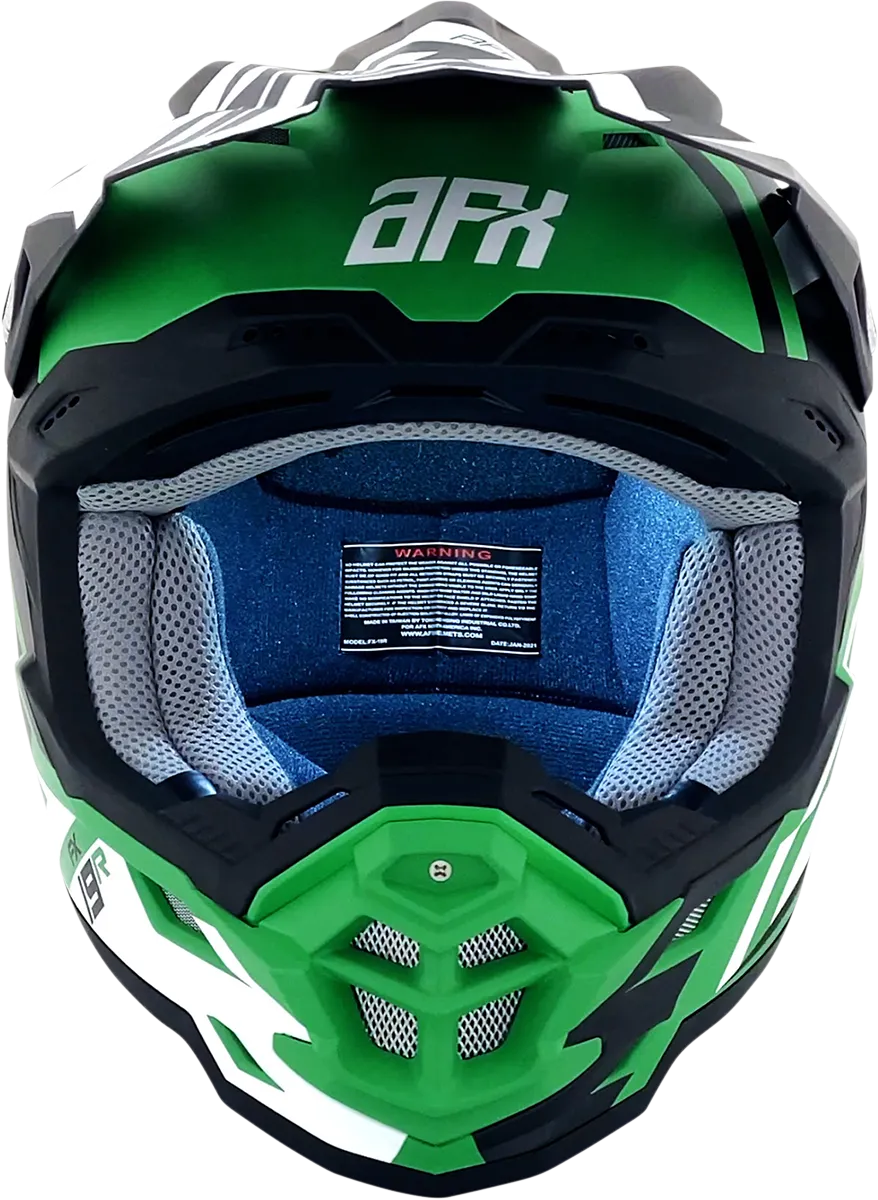 AFX FX-19R Helmet - Racing - Matte Green - Medium 0110-7079
