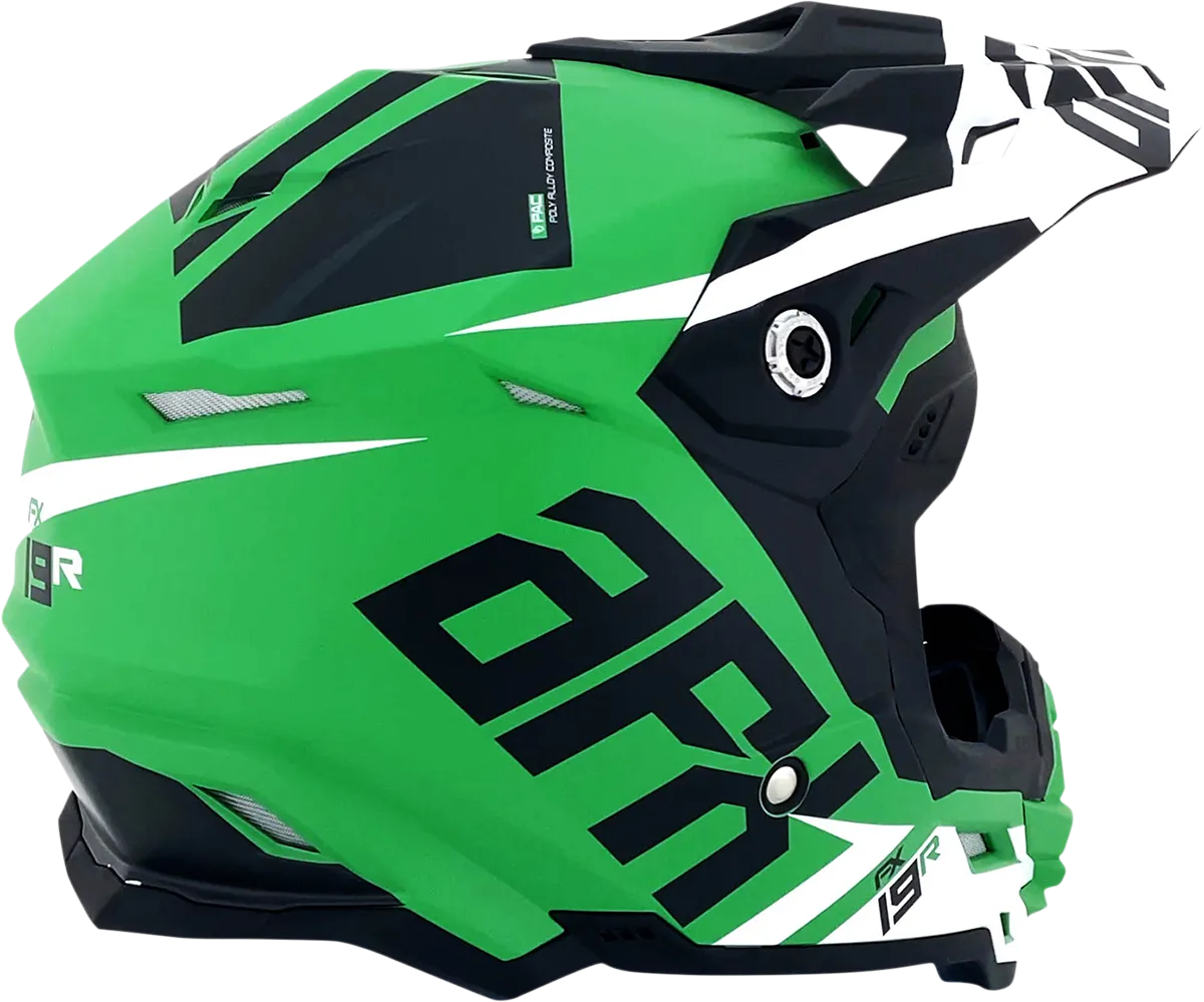 AFX FX-19R Helmet - Racing - Matte Green - Medium 0110-7079