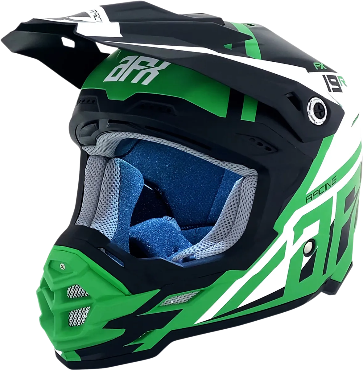 AFX FX-19R Helmet - Racing - Matte Green - XL 0110-7081