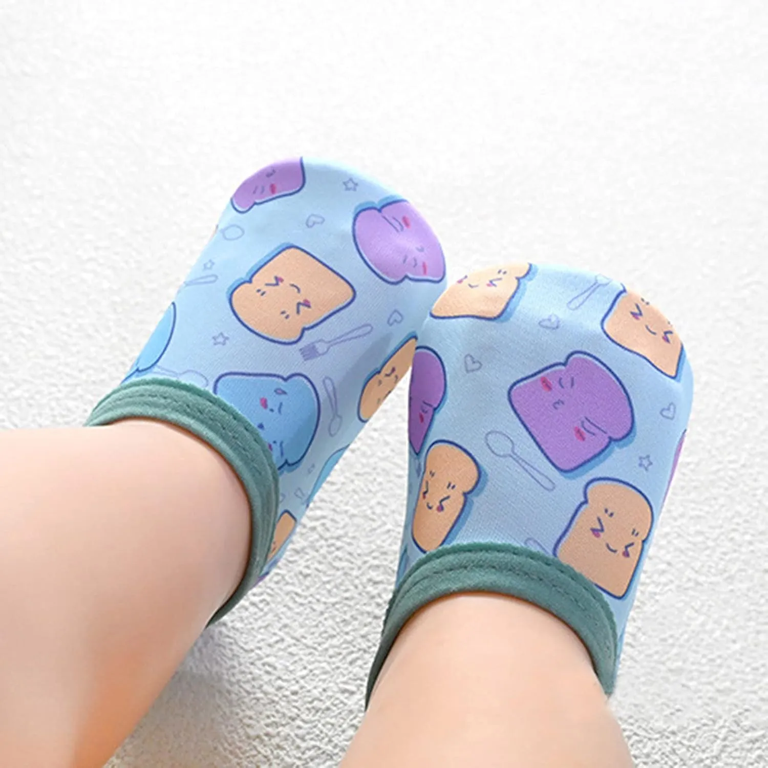 Baby Shoes Boy, Baby Toddler Kids Boys Girls Cartoon Swim Water Shoes Barefoot Socks Non-Slip Shoes 0-3 Years