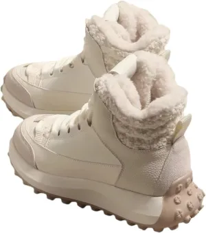 Big Kids Winter Fuzzy Lined Snow Boots High Top Warm Insulated Faux Fr Lined aterproof Girls Rain Boots with Bows