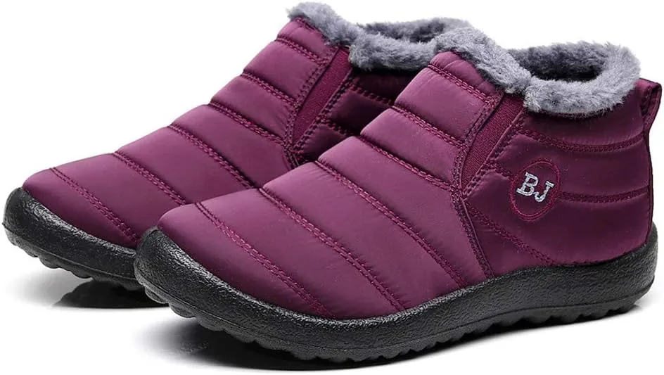 Black Snow Boots for Women Waterproof Women's Composite Toe Waterproof Work Boots Woman Winter Boots Wide Outdoor Boots Women 9.5 Womens Winter Ankle Boot