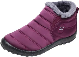 Black Snow Boots for Women Waterproof Women's Composite Toe Waterproof Work Boots Woman Winter Boots Wide Outdoor Boots Women 9.5 Womens Winter Ankle Boot
