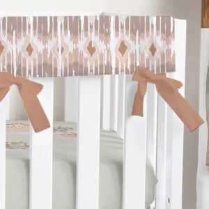 Boho Desert Ikat Crib Rail Cover