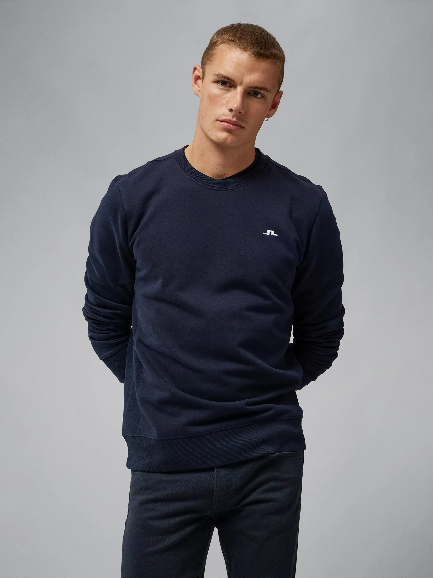 Cal Crew Neck Sweat / JL Navy