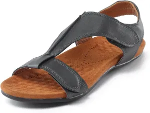 Cathalem Orthotic Sandals for Women, 2024 Womens Arch Support Flat Sandals Flat Arch Massage Casual Beach Sandals