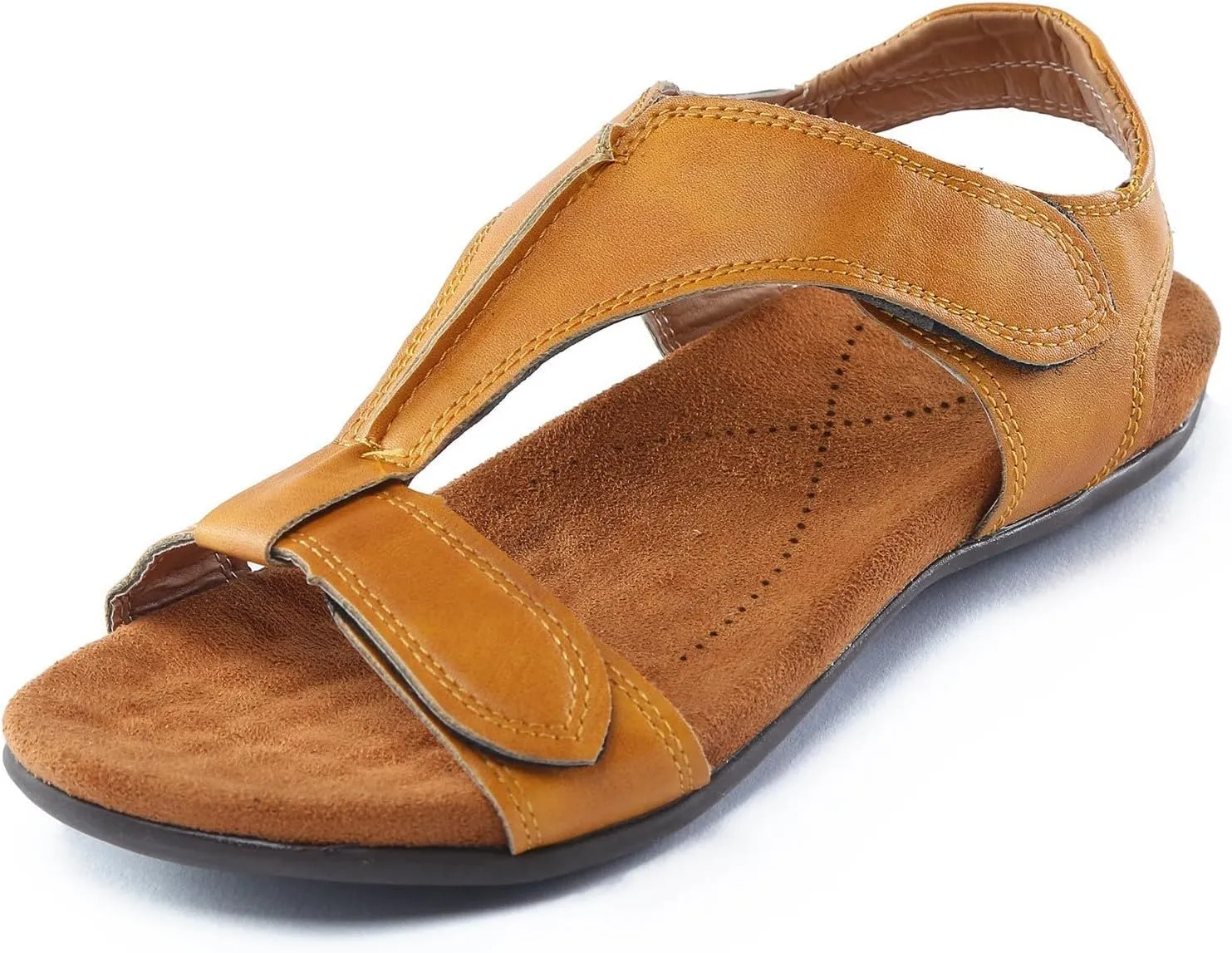 Cathalem Sandals for Women 2024,Womens Arch Support Flat Sandals Walking Sandals Women Comfort Flat Arch Casual Beach Sandals