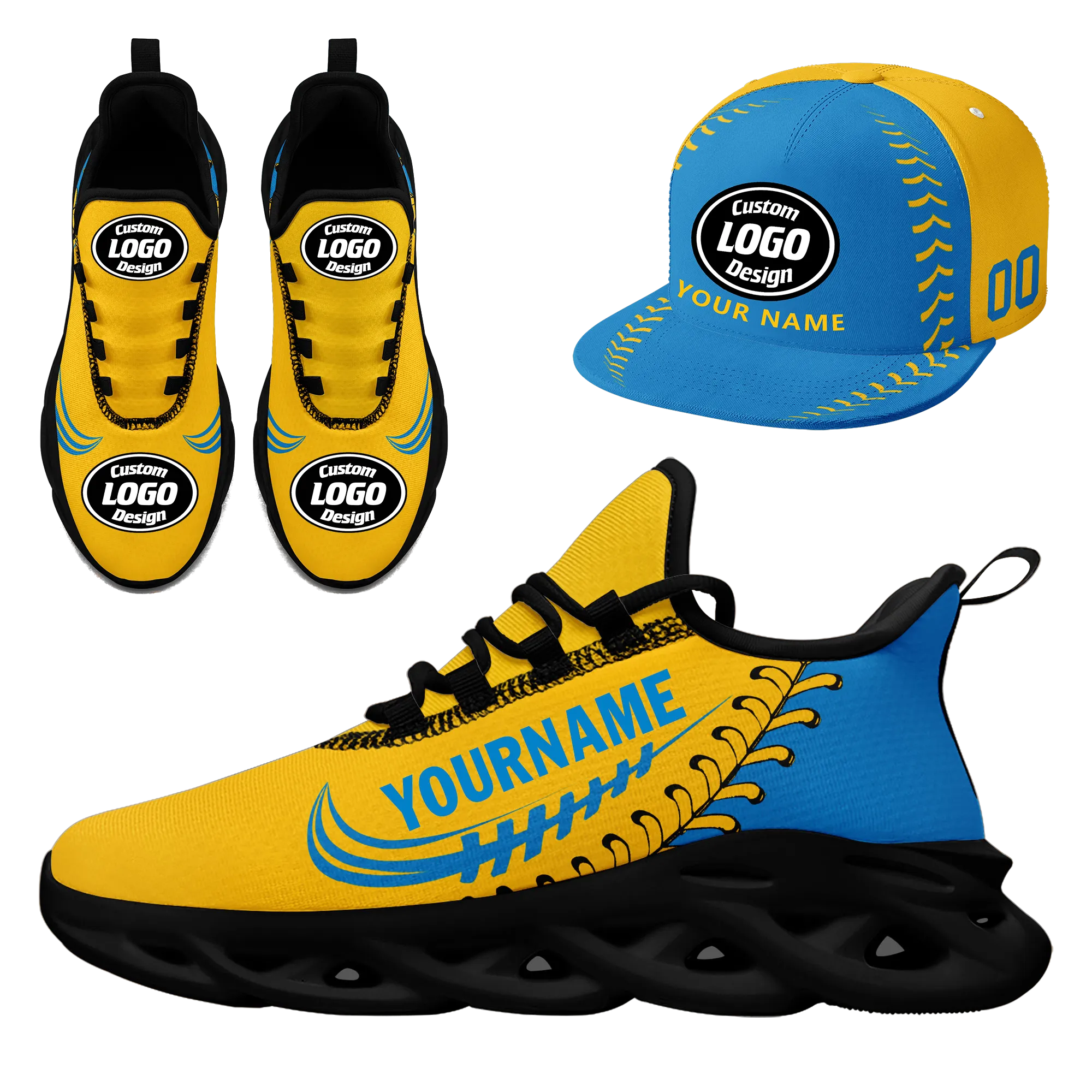 Corporate Gifts,Custom MaxSoul Shoes and Hat Combo Personalized JH-bd0b00ea-9