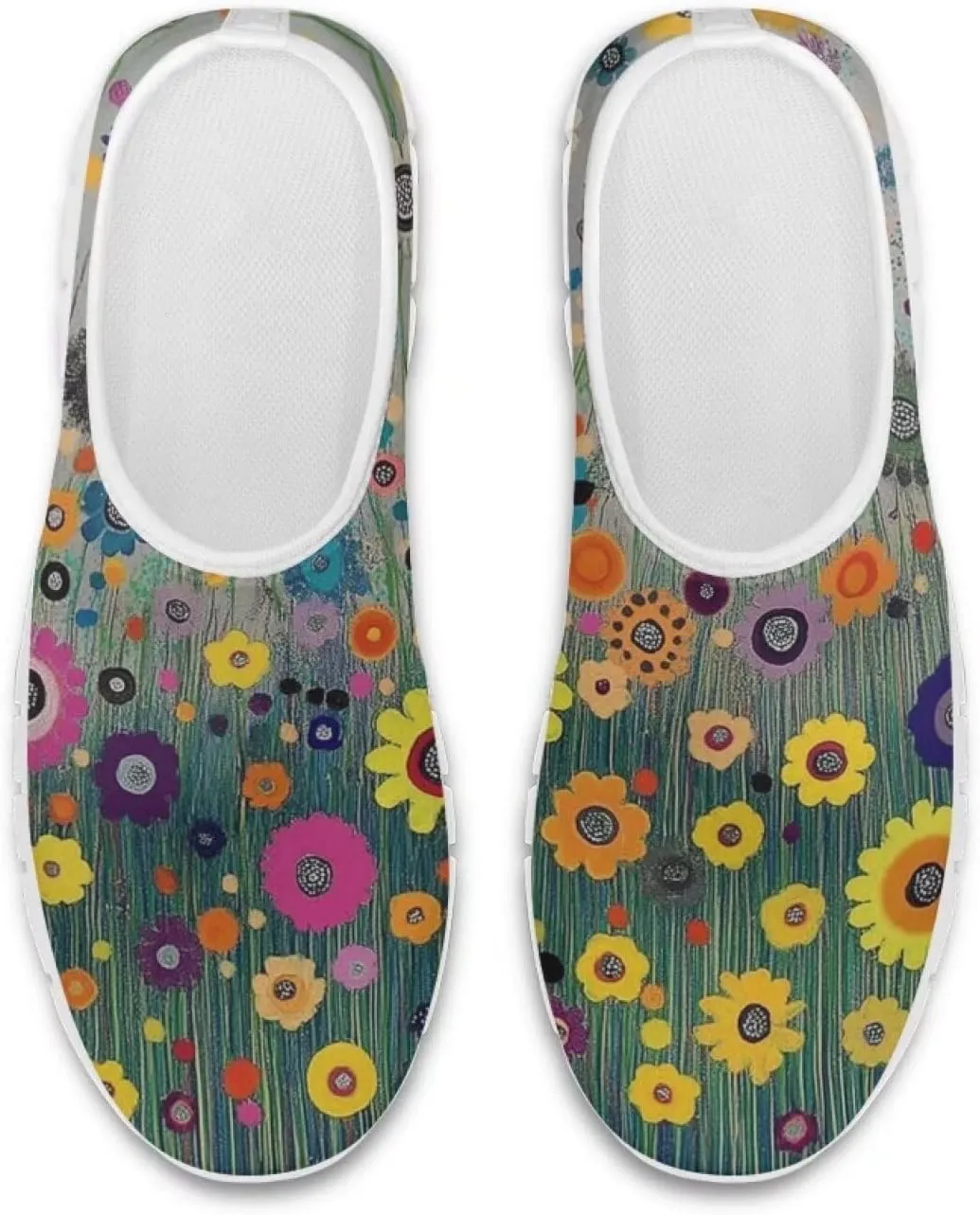 Doojoayie Womens Slip On Walking Shoes Comfort Flats Workout Jogging Driving Shoes