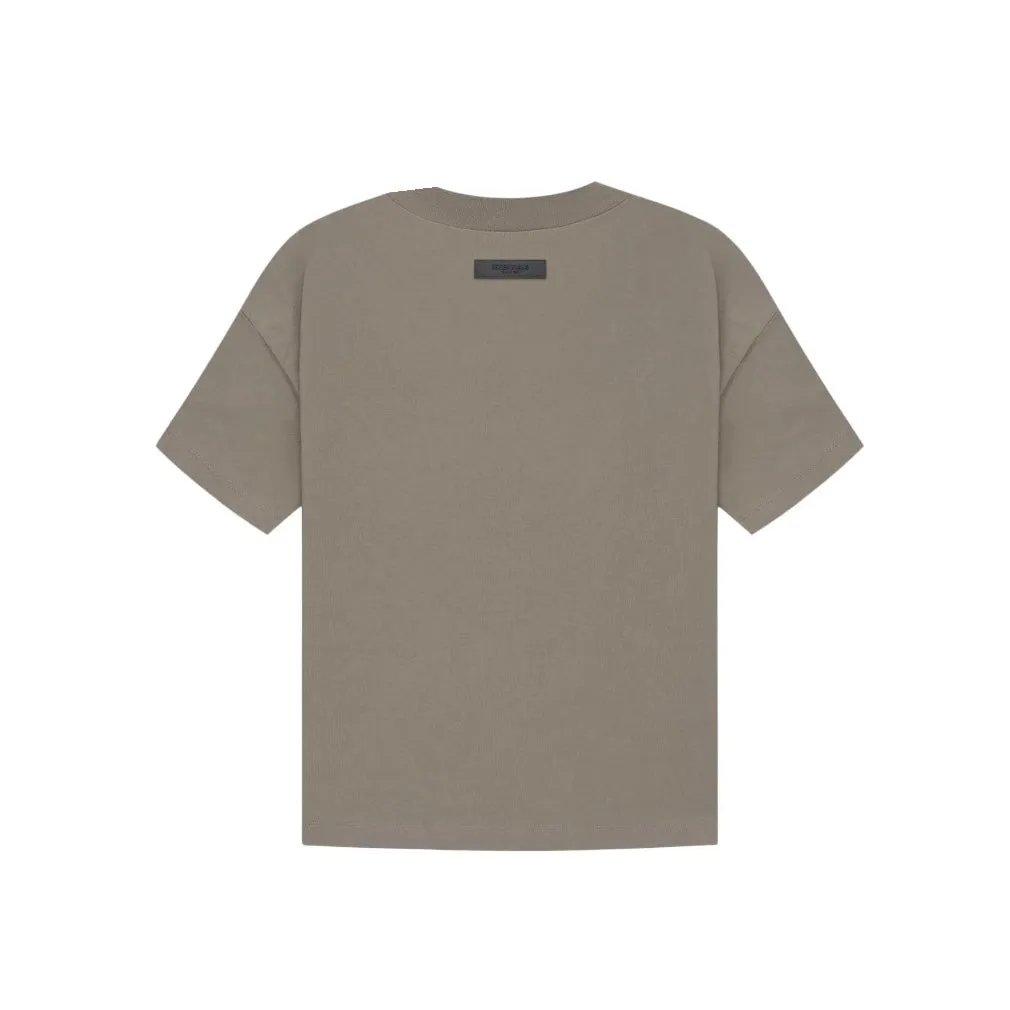 Fear of God Essentials Desert Taupe logo tee