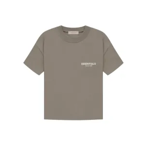 Fear of God Essentials Desert Taupe logo tee