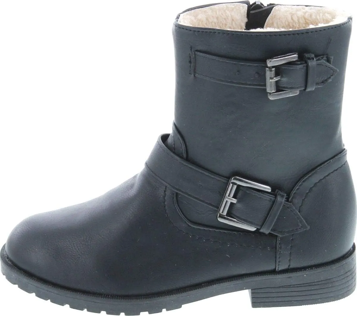 Girls Mid Height Fashion Combat Boots