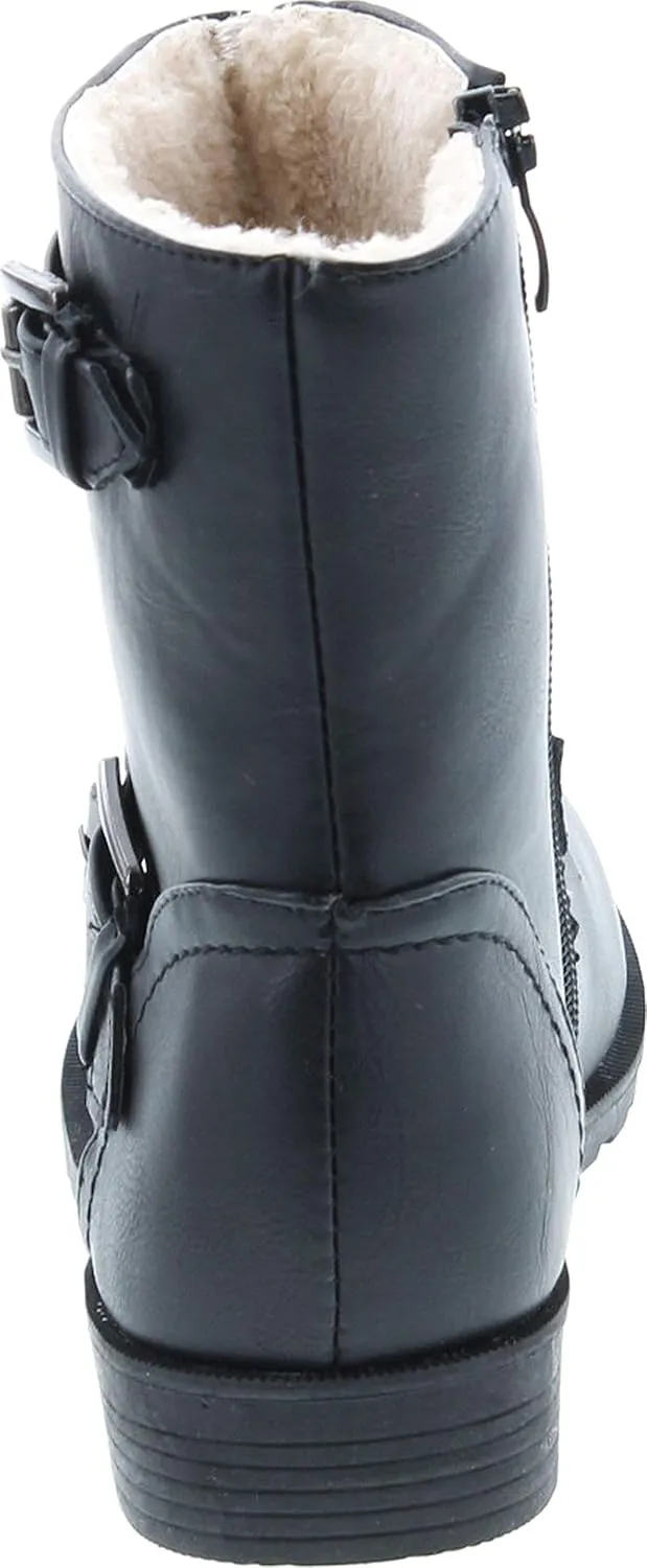 Girls Mid Height Fashion Combat Boots