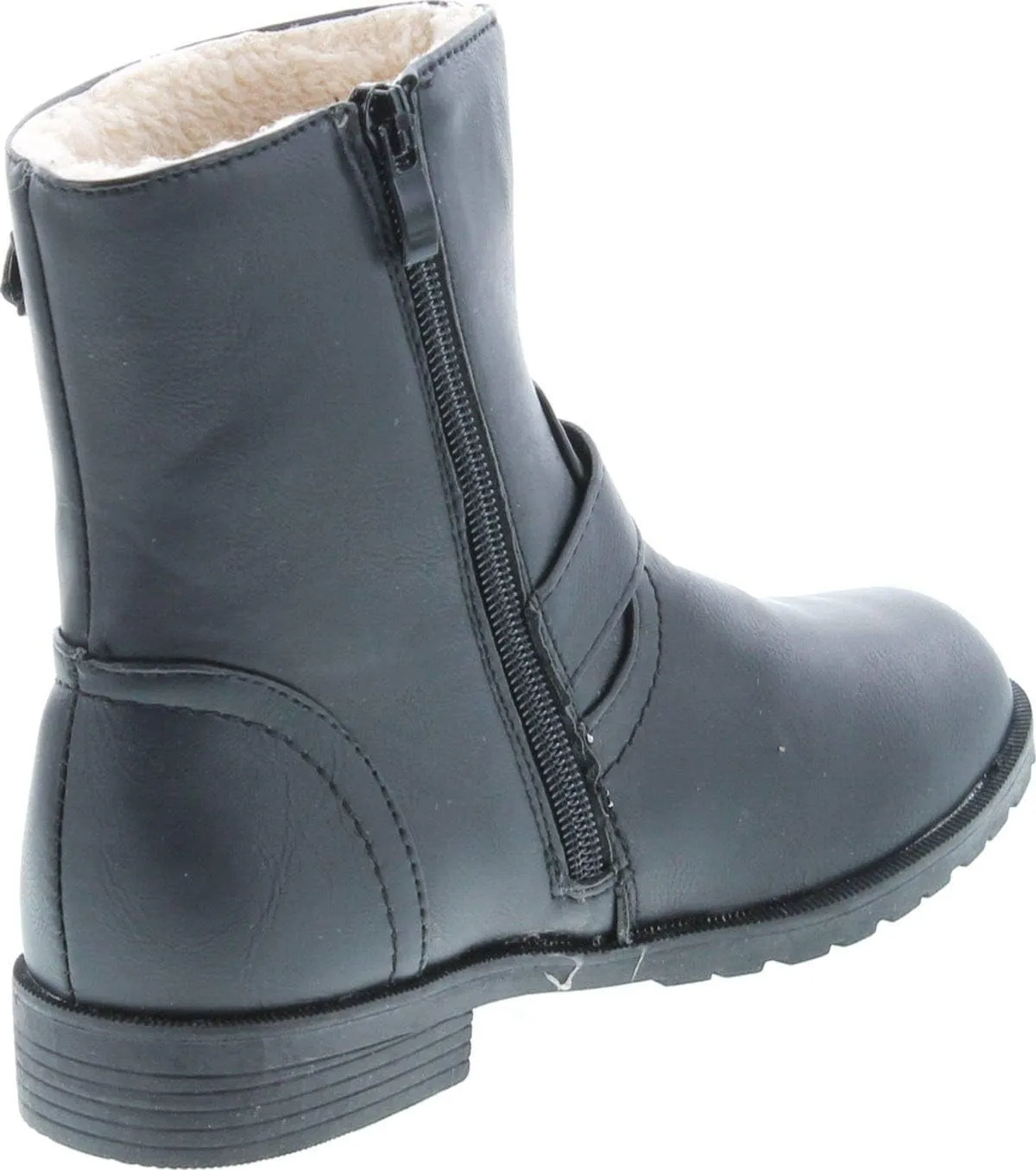 Girls Mid Height Fashion Combat Boots