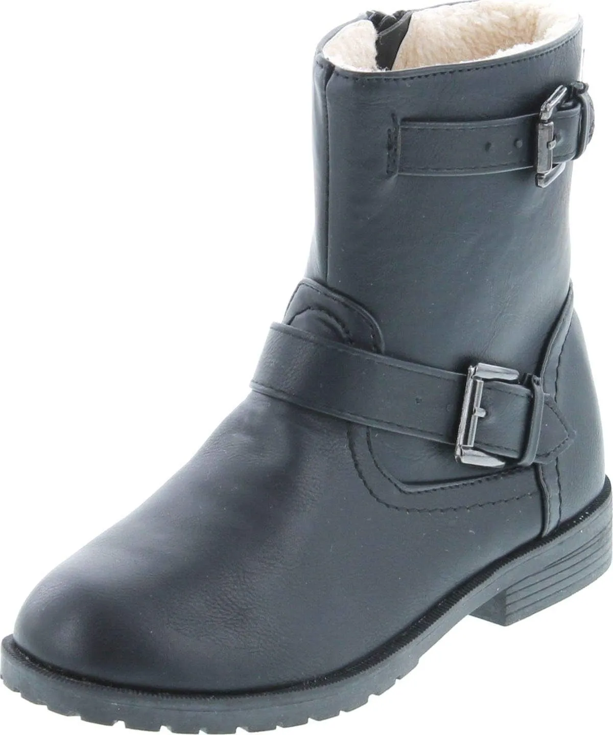 Girls Mid Height Fashion Combat Boots