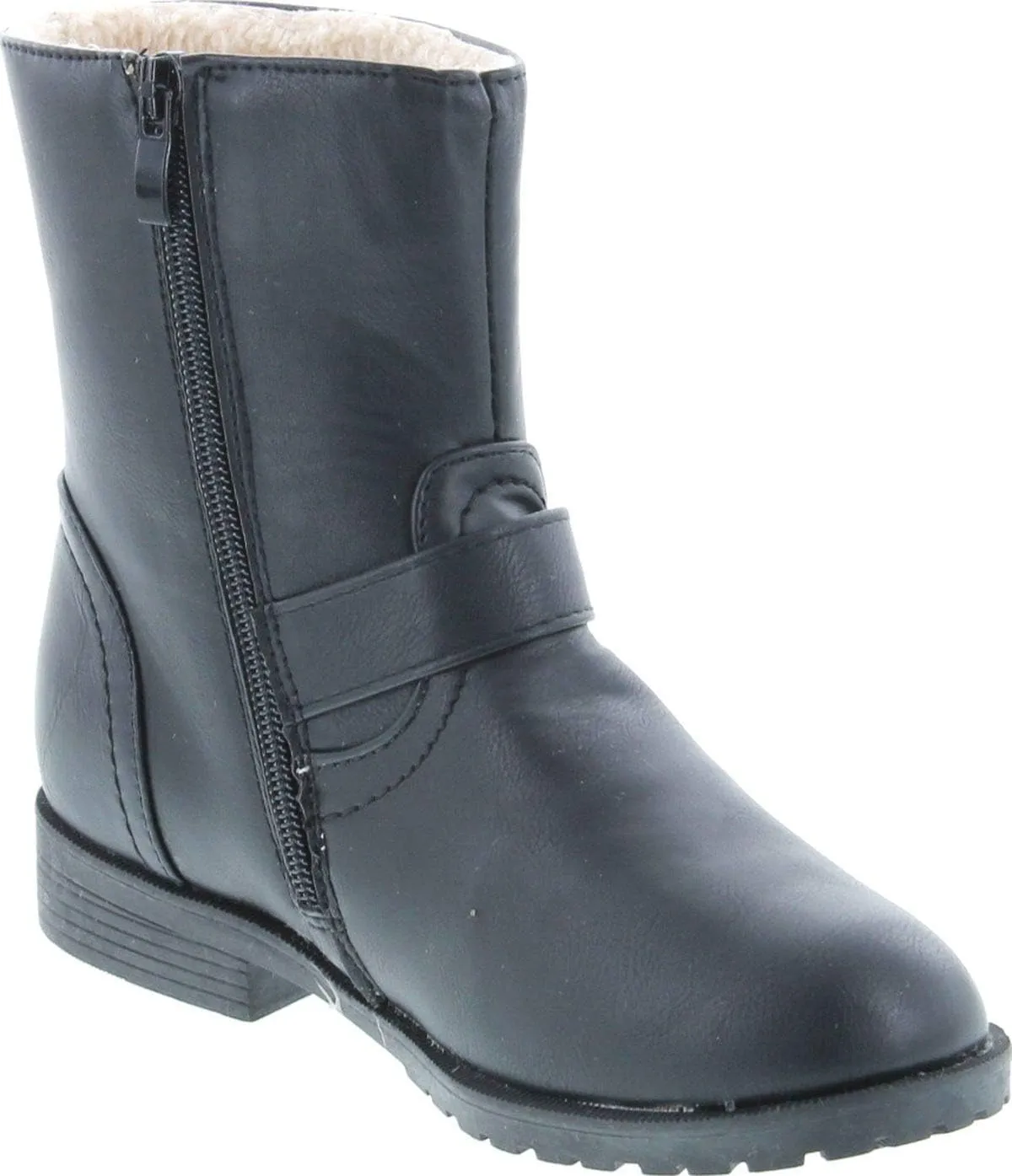Girls Mid Height Fashion Combat Boots