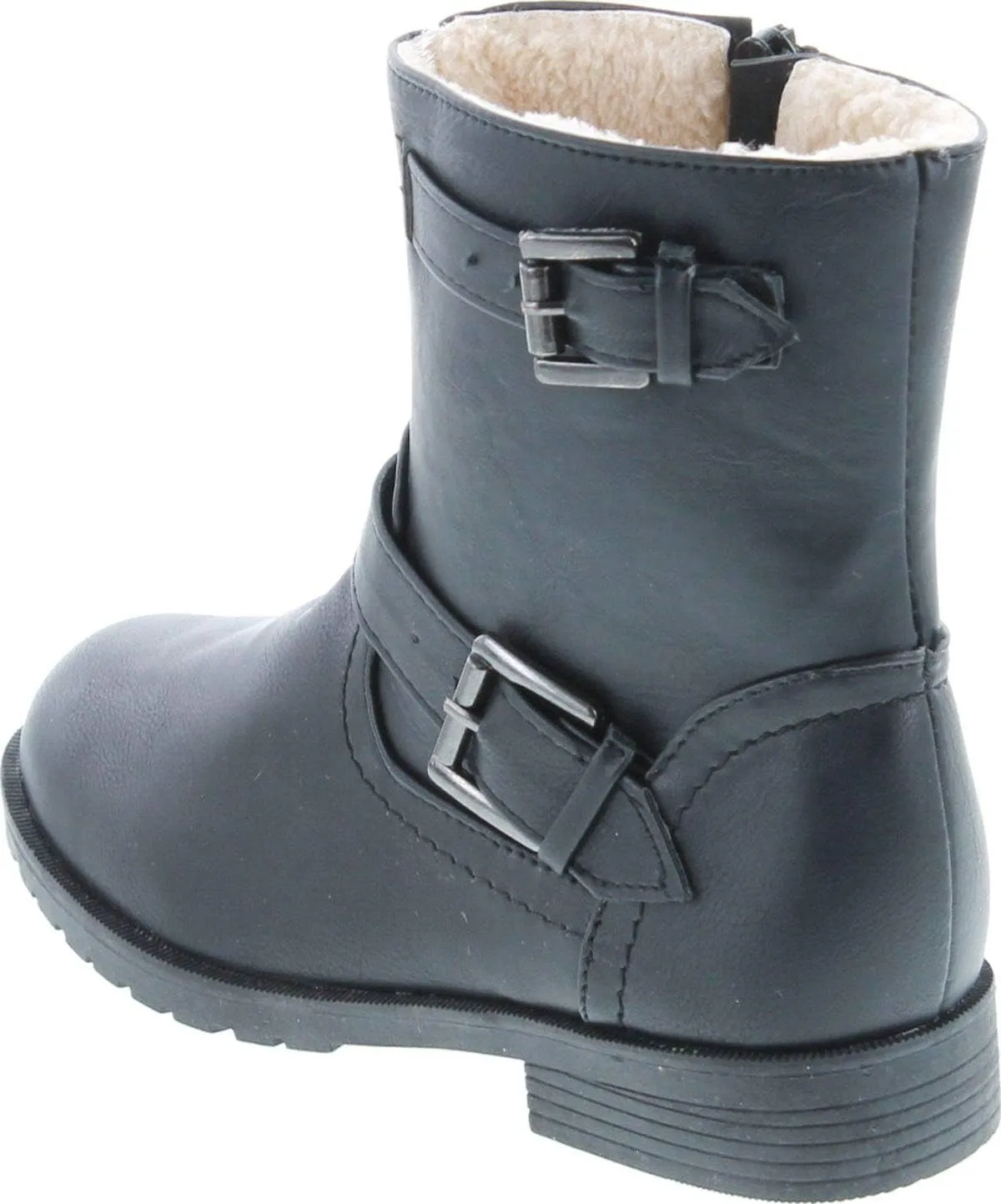 Girls Mid Height Fashion Combat Boots