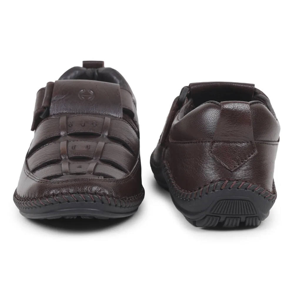 Healers Casual Brown Sandal For Men VCL-39 By Liberty