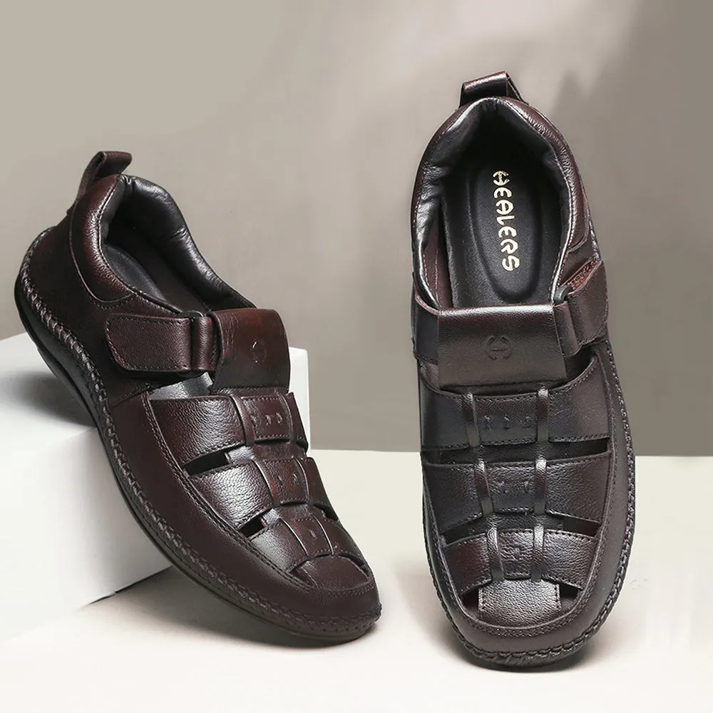 Healers Casual Brown Sandal For Men VCL-39 By Liberty