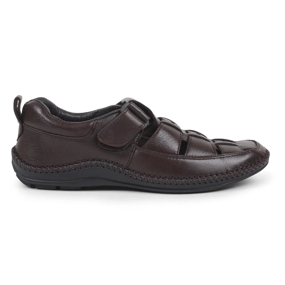 Healers Casual Brown Sandal For Men VCL-39 By Liberty