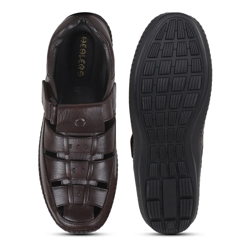 Healers Casual Brown Sandal For Men VCL-39 By Liberty