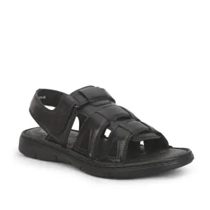 Healers Casual Sandal For Men (Black) ACUSOFT-1 By Liberty