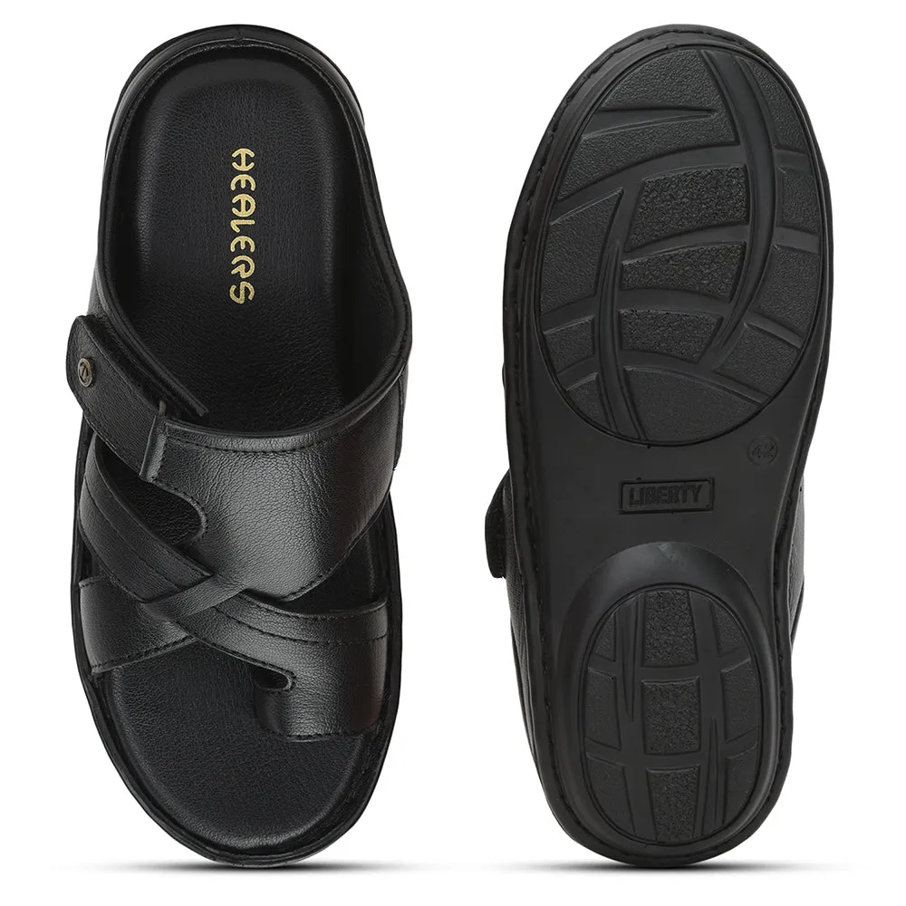 Healers Formal Thong For Men (Black) ER-52 By Liberty