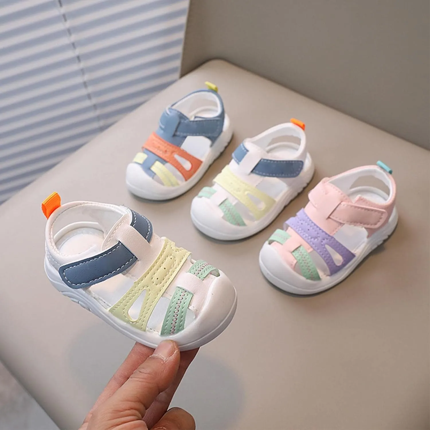 Infant Girls' Sandals Boys' Toddler Shoes Summer Baotou Sandals Soft Soled Toddler Shoes Children's Shoes Toddler