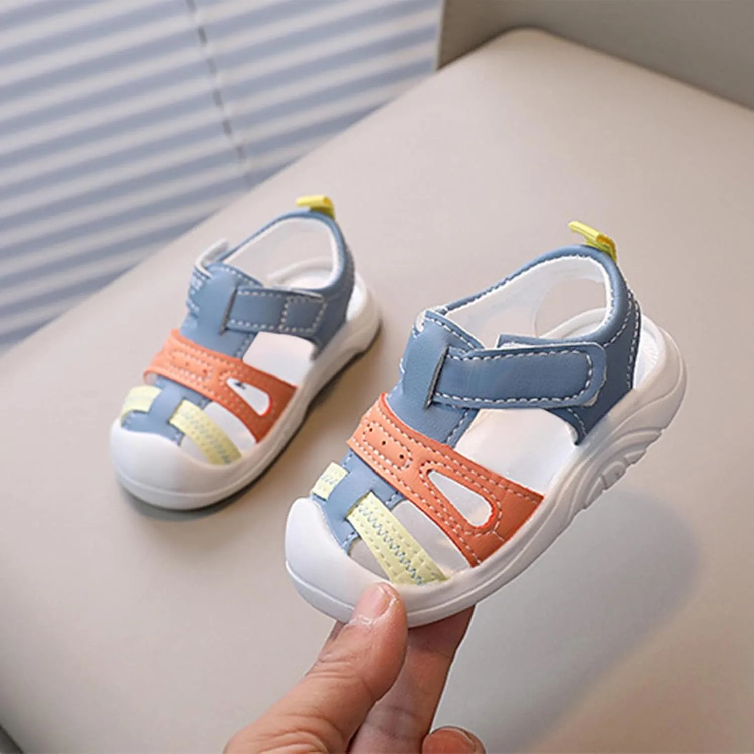 Infant Girls' Sandals Boys' Toddler Shoes Summer Baotou Sandals Soft Soled Toddler Shoes Children's Shoes Toddler