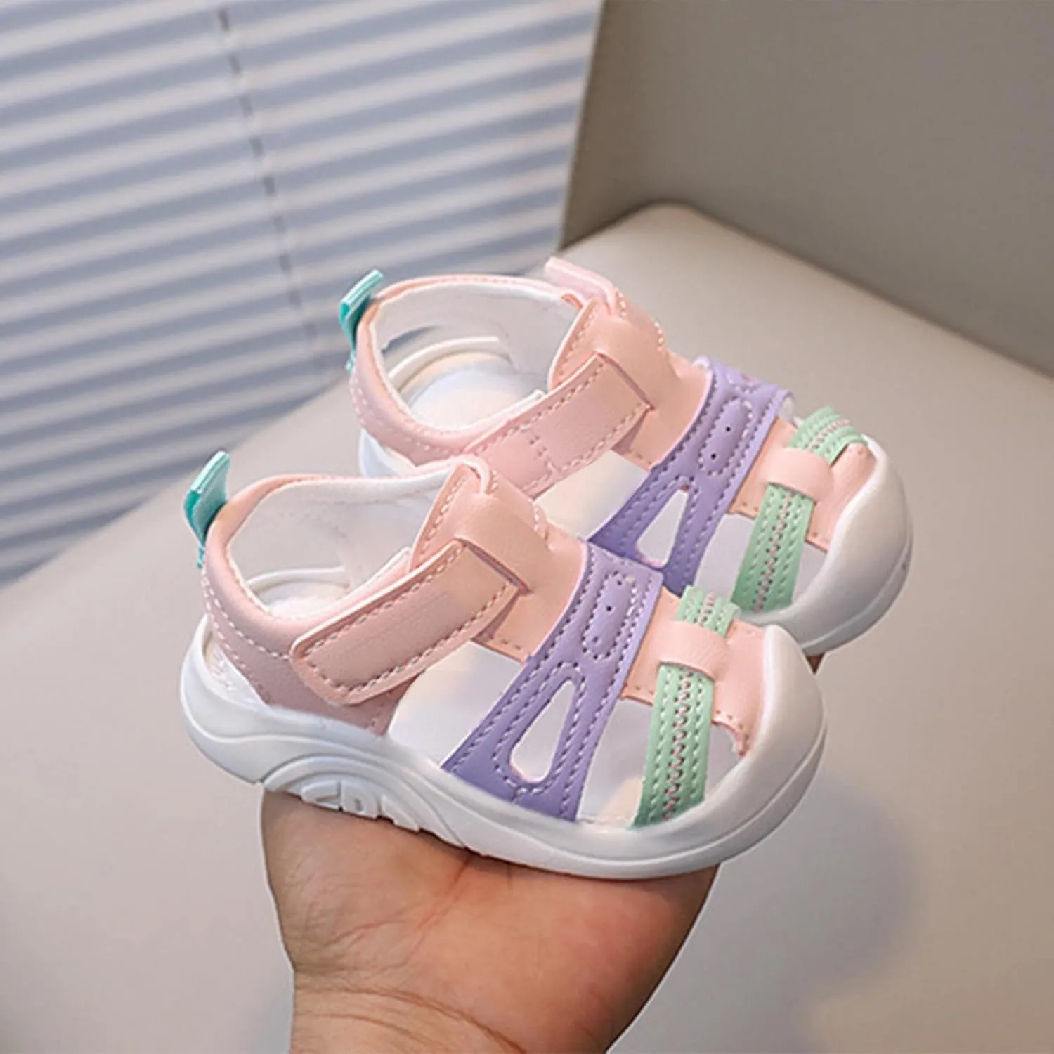 Infant Girls' Sandals Boys' Toddler Shoes Summer Baotou Sandals Soft Soled Toddler Shoes Children's Shoes Toddler