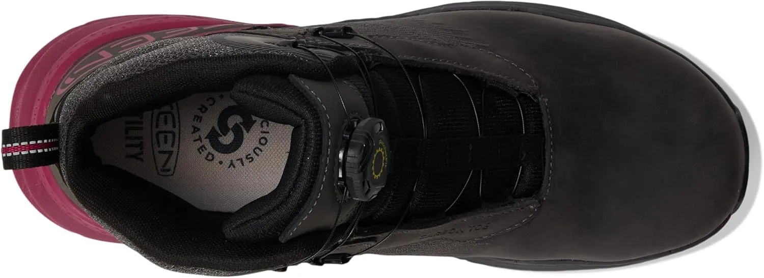 KEEN Utility Women's Snapline Rf Waterproof Boot (Carbon-Fiber Toe) Work
