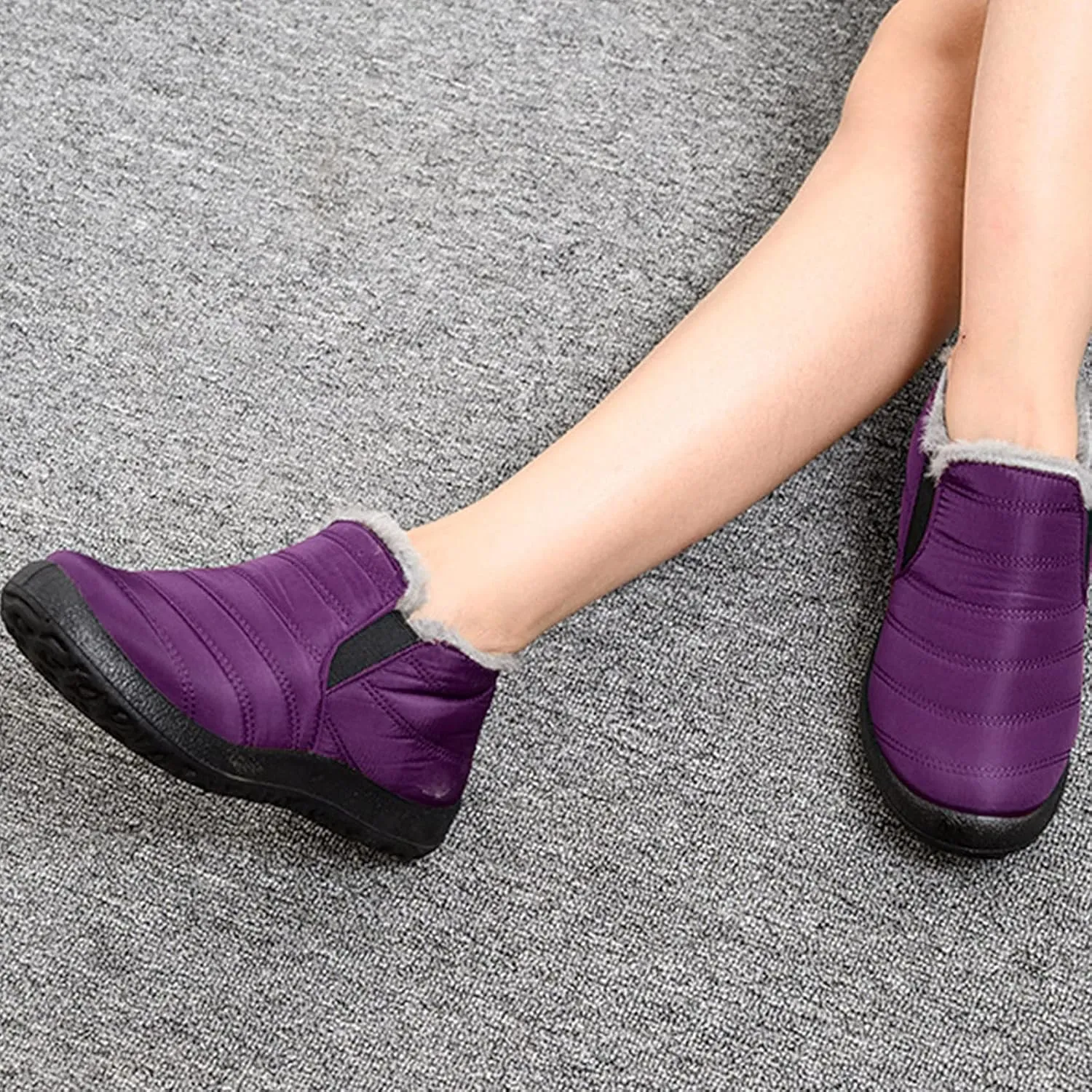 Knee High Winter Boots for Women Waterproof Snow Snow Boots Women Waterproof Cute Women's Snow Boots Ankle Womens Waterproof Insulated Boots Wide Calf Tall Winter Boots for Women Fashion