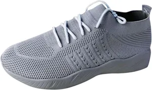 Ladmiple Gym Shoes For Women Workout Running Walking Shoes Lightweight Non Slip Casual Slip On Athletic Tennis Sneakers