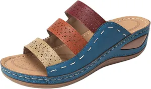 Ladmiple Womens Sandals For Plantar Fasciitis Support Orthopedic Slides Slippers Comfort Dressy Summer Orthotic Flip Flops