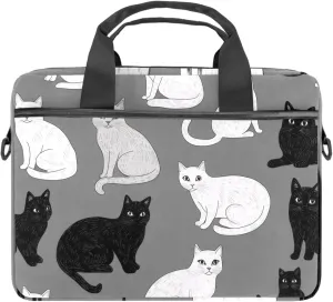 Laptop Bag Messenger Sleeve Seamless Yellow Sunflowers Seamless Pattern Portable Tote Laptop Case Work Business Bag