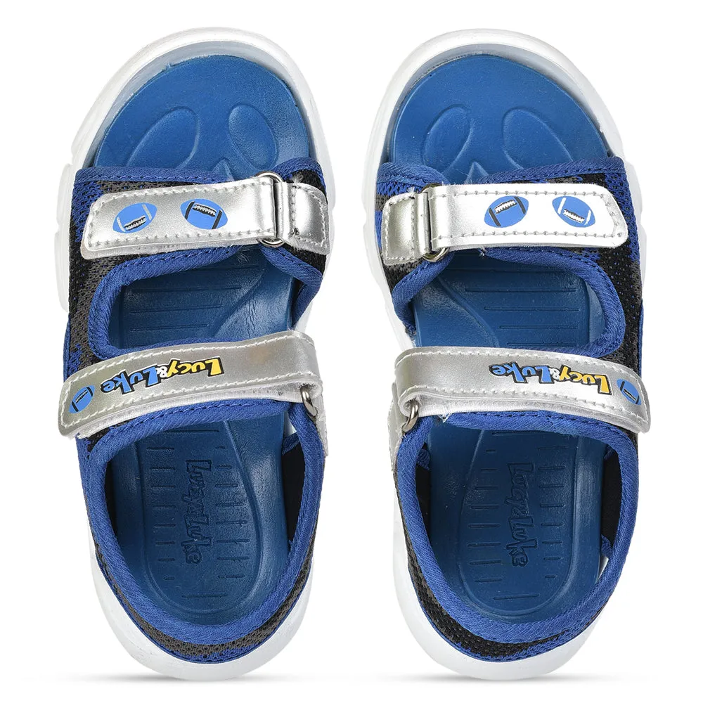 Lucy & Luke (Blue) Casual Sandal For Kids FLYNN-34 By Liberty