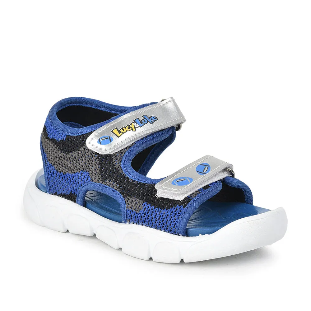 Lucy & Luke (Blue) Casual Sandal For Kids FLYNN-34 By Liberty