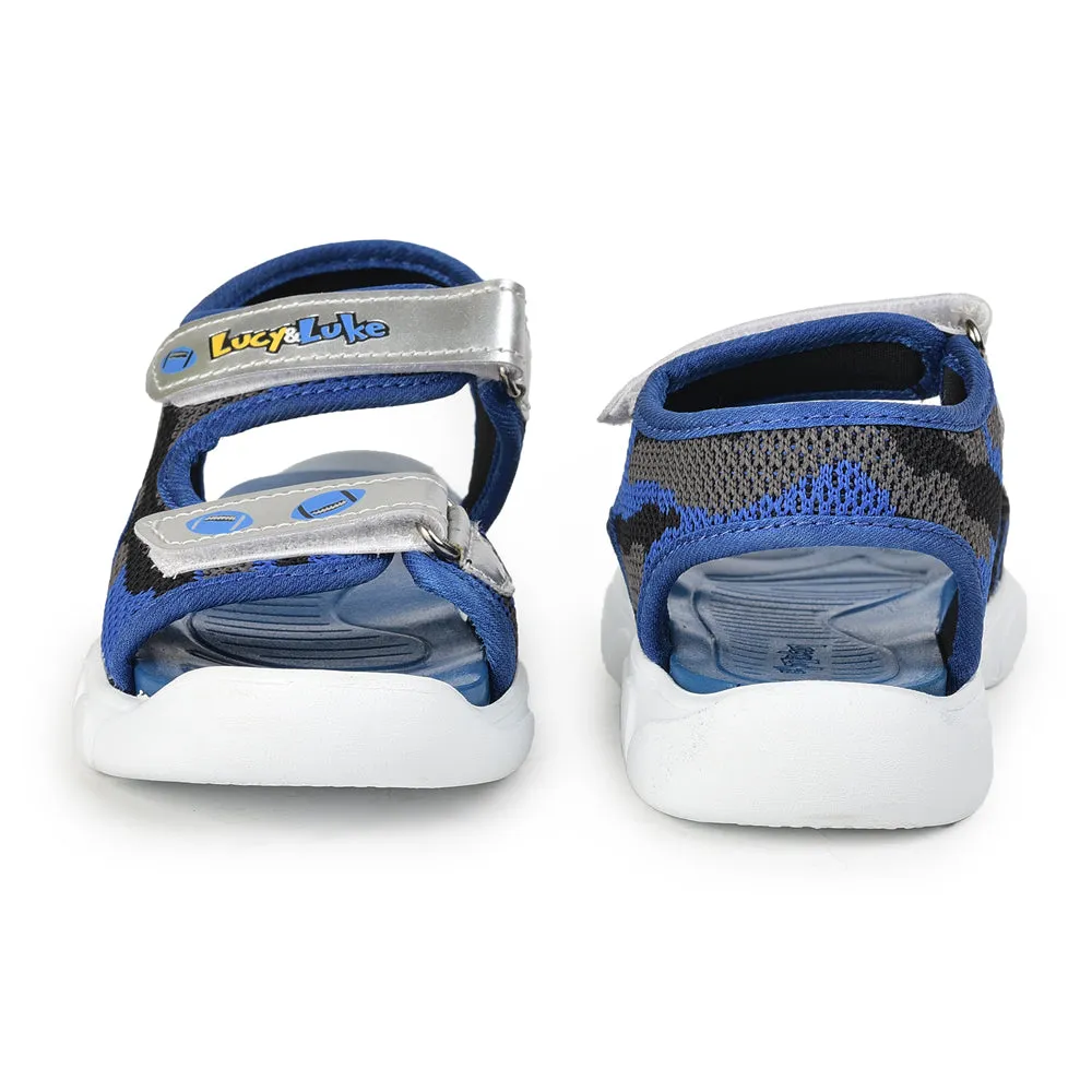 Lucy & Luke (Blue) Casual Sandal For Kids FLYNN-34 By Liberty