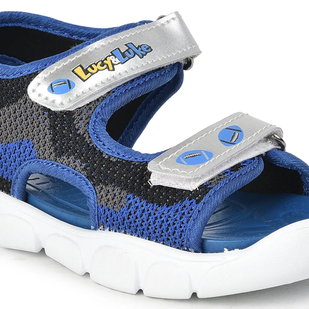 Lucy & Luke (Blue) Casual Sandal For Kids FLYNN-34 By Liberty