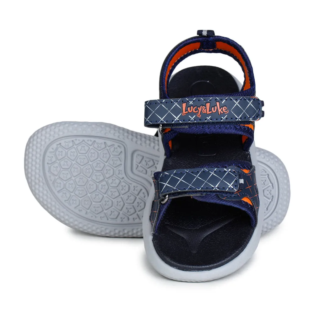 Lucy & Luke (Blue) Casual Sandal For Kids HIPPO-4 By Liberty