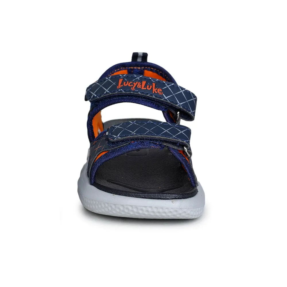 Lucy & Luke (Blue) Casual Sandal For Kids HIPPO-4 By Liberty