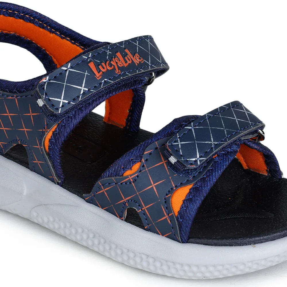 Lucy & Luke (Blue) Casual Sandal For Kids HIPPO-4 By Liberty