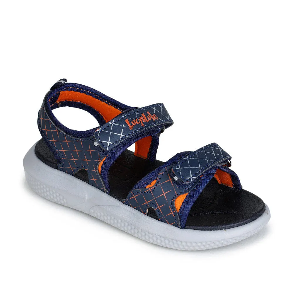 Lucy & Luke (Blue) Casual Sandal For Kids HIPPO-4 By Liberty